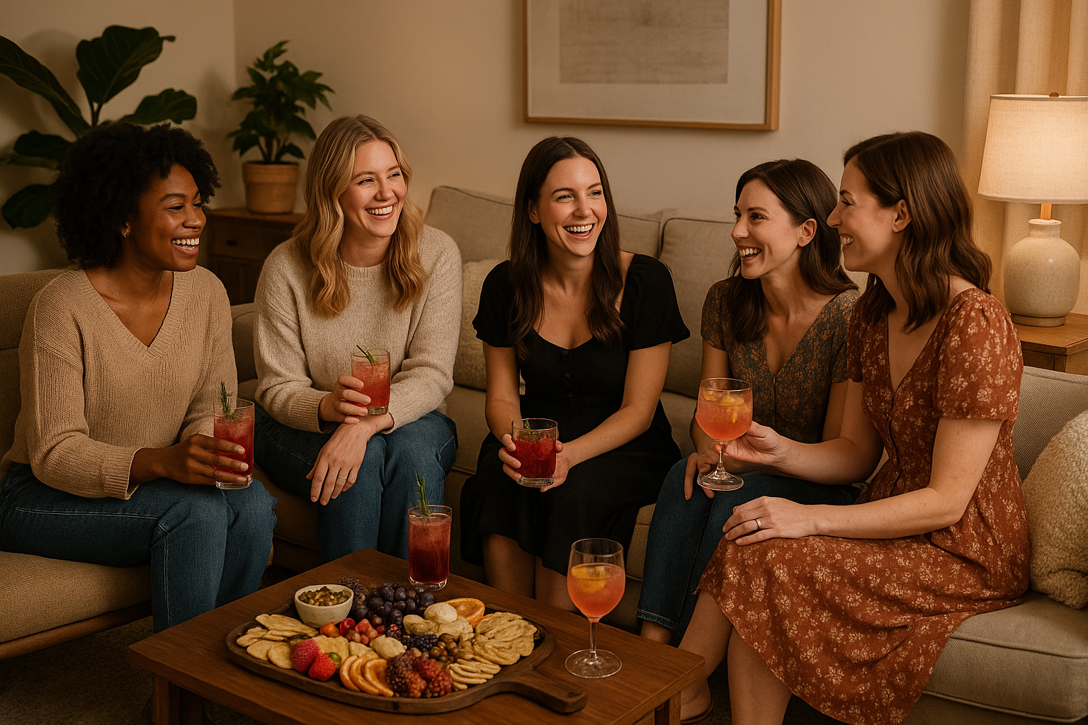 5 Ways to Host a Sober October Girls' Night In