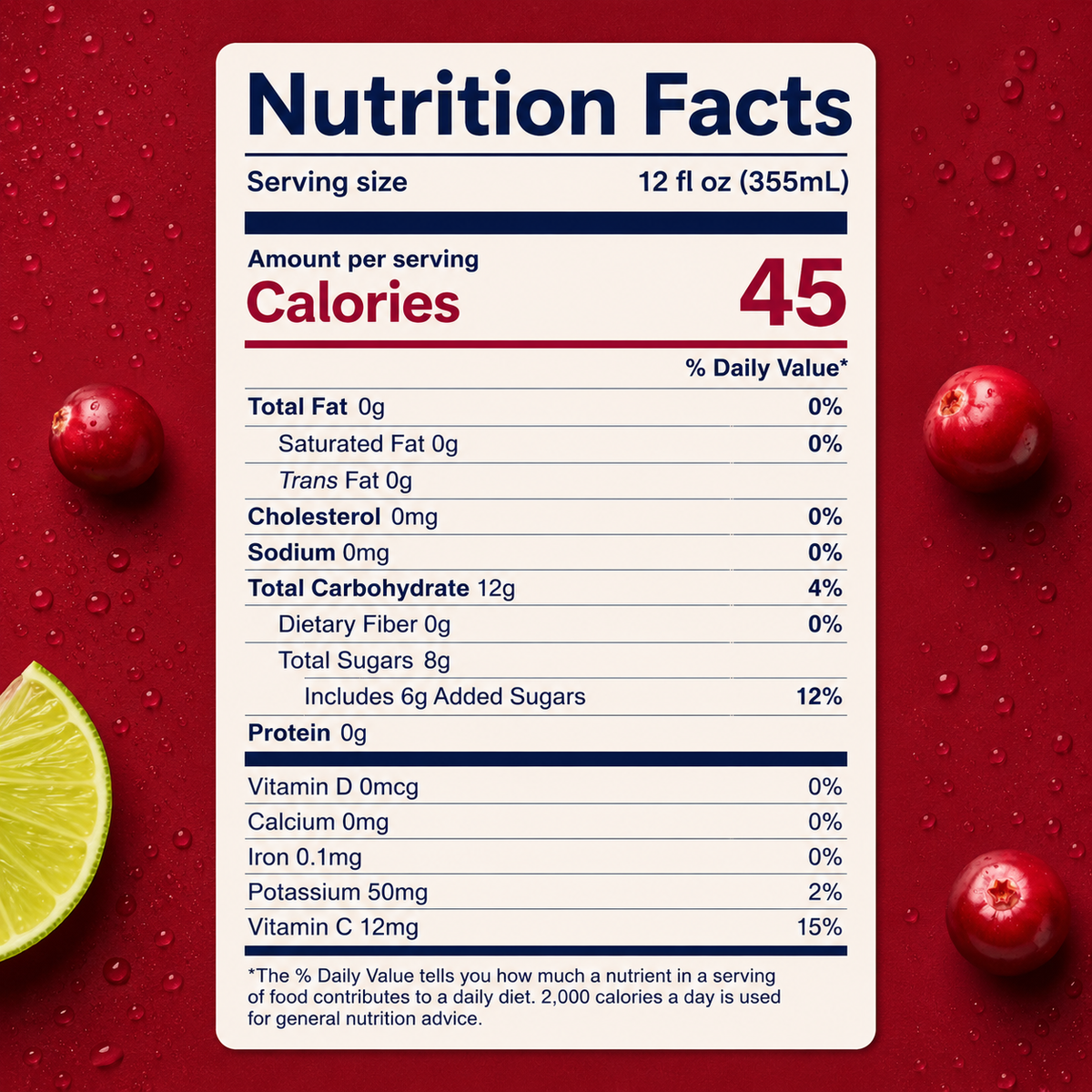 Nutrition facts